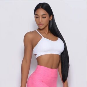Bombshell sportswear white pumped bra